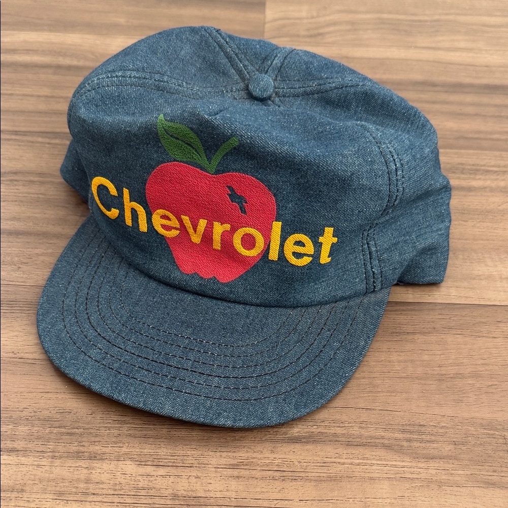 Vintage Chevrolet Denim Snap-back Hat